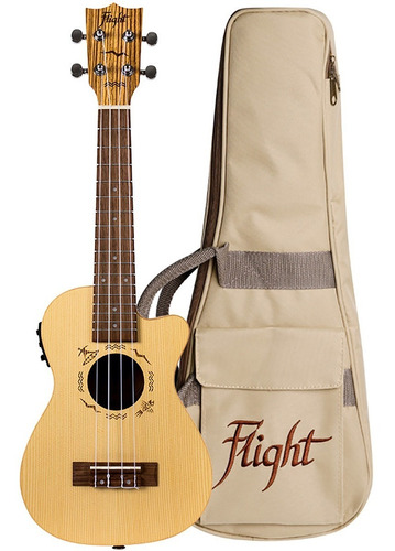 Duc 328 Ceq Sp/ze Ukelele Soprano Electroacústico Flight Color Natural