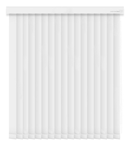 Persiana Vertical Pvc Cortina 165x120 Cm Sob Medida 120x165