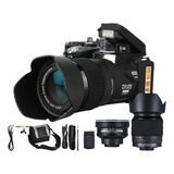 Videocámara Digital Dslr Hd De 33 Megapíxeles, Lcd, 24x