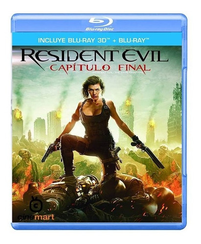 Resident Evil Capitulo Final 6 Pelicula Bluray 3d + Bluray