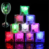 60 Cubitos De Hielo Led Impermeable Con Parpadeo Multicolor