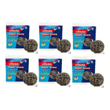 Pack X 6 Esponja Super Acero Vileda 40 Gr 