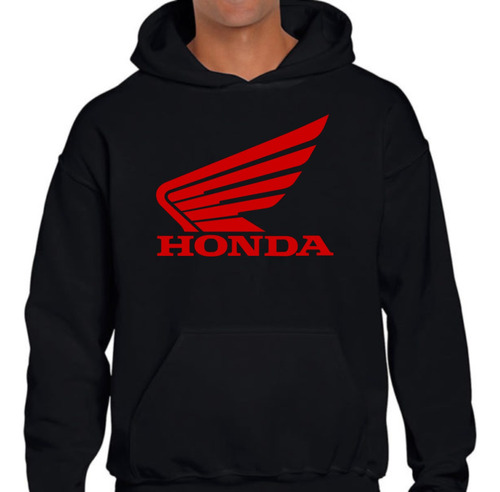 Buzo Canguro Estampado Personalizado Honda Moto