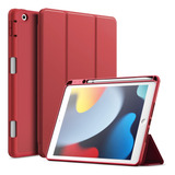 Jetech Funda P/ iPad De 10,2 PuLG (9na 8va 7ma Gen) Rojo