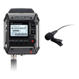 Zoom Gravador Digital F1-lp Com Microfone Lavalier