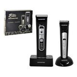 Set Kit Barbero Teknikpro Clipper + Trimmer Inalambrico