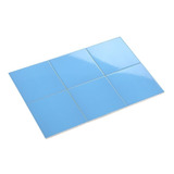 Azulejos Cuadrado Azul Cocina Baño 20x20 Liso Brill 1m2