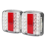 Luces Traseras De 20 Led 12v/24v Color Doble, 2 Unidades