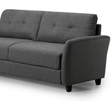 Zinus Contemporary Tapizado 78in Sofaliving Room Couch Dark 