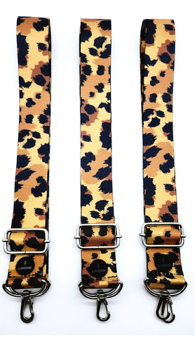 Correas Strap Leopardo Regulables Intercambiable P Carteras 