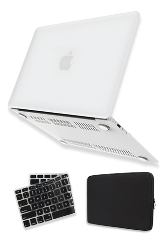 Kit Capa Para Macbook Air 13 Mod A1466 Pelicula Teclado +bag