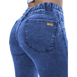 Pantalón Jeggings Calzas De Jean Mujer Sin Botones Éxito