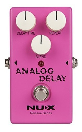 Pedal Nux Analog Delay De Efecto Para Guitarra Electrica