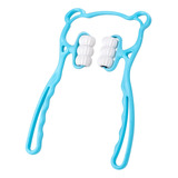 Masajeador Cervical Manual, Pinza Para Cuello, Rodillo Y Hom