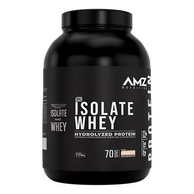 Amz Proteina Isolate Whey 5lbs \u002F 2.310kg \u002F 70 Porciones Sabor Chocolate | Meses sin interés