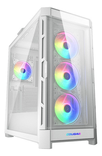 Gabinete Cougar Duoface Midi-tower Rgb Color Blanco