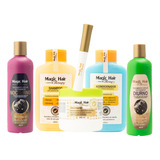 Magic Hair Kit Gold Crecimiento Mas Gel Pestañas Y Cejas