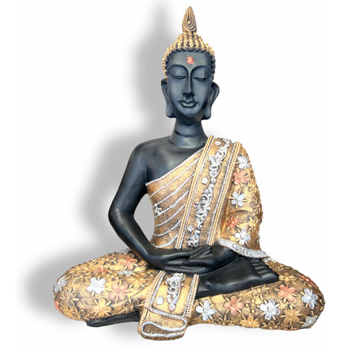 Buda Hindu Tailandês Extra Grande Decoração 55 Cm Em  Resina