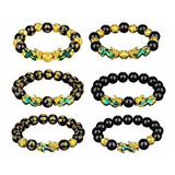 8 Piezas Pulseras Pixiu Feng Shui Collar Sistema De Muj...