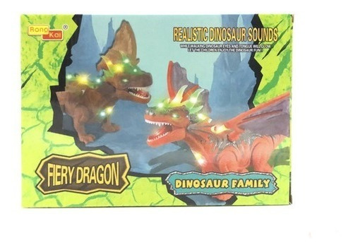 Fiery Dragon Dino Luz Y Sonido Explorer Fan Milouhobbies