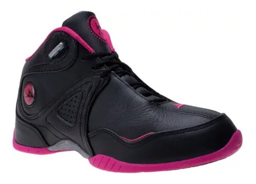 Tenis Tipo Bota Basketball Pirma 867 Negro Dama Original