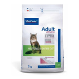 Alimento Virbac Veterinary Hpm Neutered & Entire Para Gato Adulto Sabor Salmón En Bolsa De 7kg