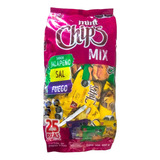 Frituras Mini Chips Mix Barcel 25pz De 18g C/u