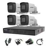 Sistema Camaras Seguridad Hikvision Full Hd Dvr 4 + 4 1080 