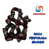 Figura De Resina Roca Con Perforaciones Grande #63