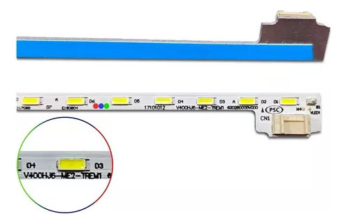 Barras Tiras Led Compatible Para Tv Panasonic Tc-l40sv7x 