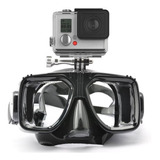 Máscara Óculos De Mergulho Para Gopro Sjcam Yi Eken Xtrax