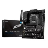 Placa Mãe Msi Pro Z790-p Wi-fi Ddr4 Socket Lga 1700 Cor Preta