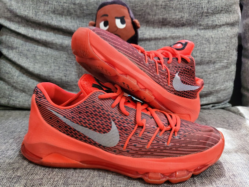 Nike Kevin Durant Kd Red 24.5cm Originales Usados Muy Poco 