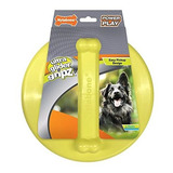 Frisbee Para Perro Nylabo Bone Amarillo Perros Grandes Media