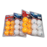 Pelota De Pin-pon Mesa Tenis Balls Blancas Y Naranja 6 Und