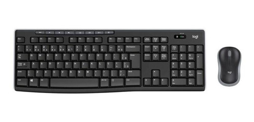 Teclado E Mouse Combo Wireless Sem Fio Logitech Mk270