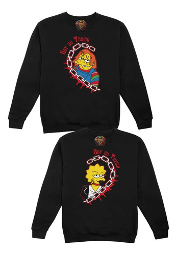 Duo Sweater Estampado Nelson Chucky Lisa Tiffany Dtf