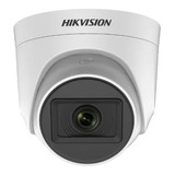 Camara De Seguridad Hivision Cctv Full Hd 1080p Domo Infrarroja Ds-2ce76d0t-exipf Analoga Con Audio Lente 2.8mm
