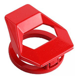 6 Car Key Start Button Cubierta Protectora Alto Rojo