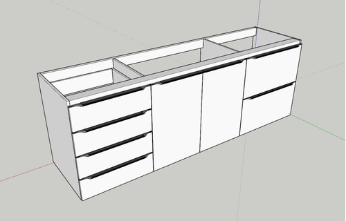 Projeto Em Pdf De Gabinete De Cozinha