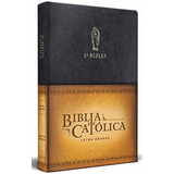 La Biblia Católica: Tamaño Grande, Edición Letra Grande Piel Negra, Con Virgen De Guadalupe, De Biblia De America. Editorial Origen, Tapa Blanda En Español, 2019