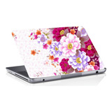 Adesivo Para Notebook Tela 7'' A 17''  Floral