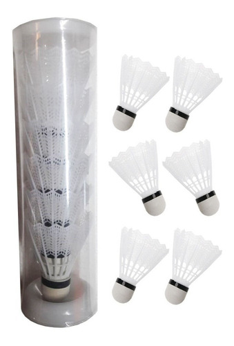 Gallito Gallo Badminton Plástico 6 Unidades Repuesto Plastic
