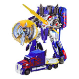 Robot Transformer Camion Optimus Prime C/arma 25 Cm Alto