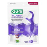 Fio Dental C/ Cabo Tipo Forquilha Flossers Gum C/40