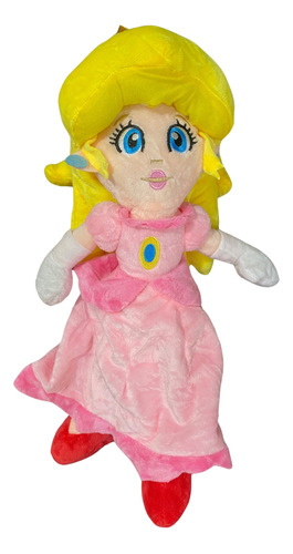 Peluche Princesa Peach 35 Cm Mario Bros Personaje Muñeca