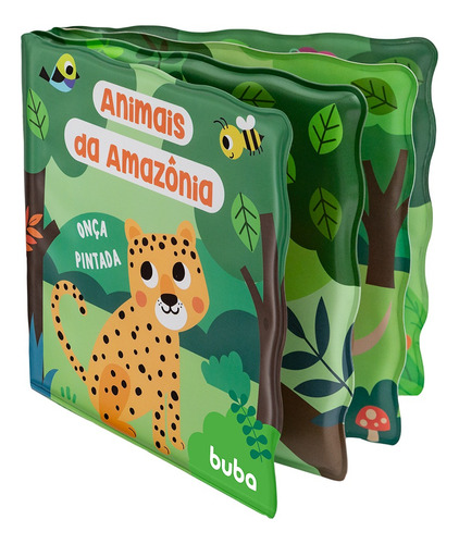 Livro De Banho Para Bebê Animais Da Amazonia Educativo Buba