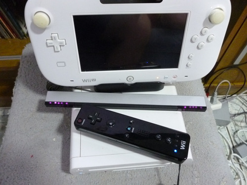 Nintendo Wii U 32 Gb Super Mario Kart 8 + 2 Jogos + Controle Wii