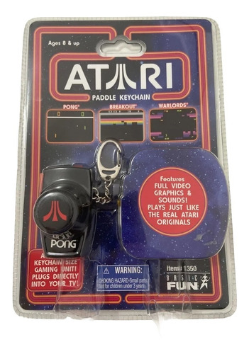 Llavero Control Paddle Atari Pong Breakout Warlords Funciona