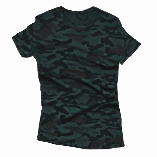 Camiseta Camuflada Para Hombre Y Mujer Ref 00711